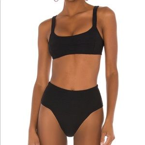 L*Space Jess Bikini Top in Black